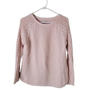 Loft Soft Pink Crew Neck Sweater
